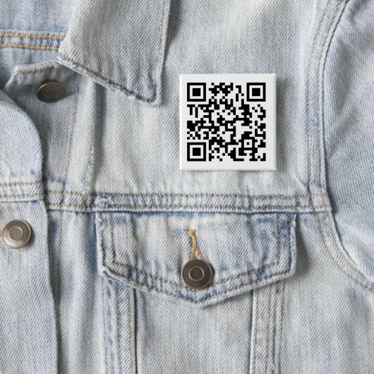 QR-code Ontwerpvierkant Button (In situ)
