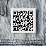 QR-code Ontwerpvierkant Button<br><div class="desc">Draag uw eigen Ontwerp van de Code QR. Laat anderen uw QR Code aftasten. Vervang afbeelding door je eigen geüploade QR-code.</div>