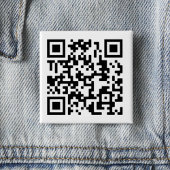QR-code Ontwerpvierkant Button