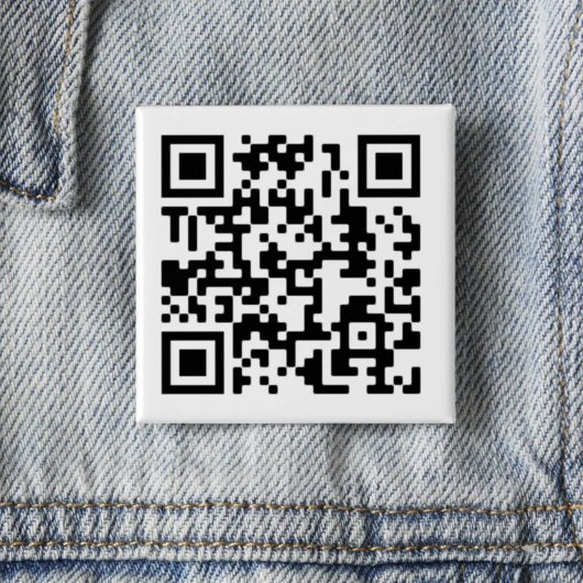 QR-code Ontwerpvierkant Button