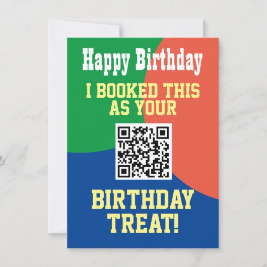 QR-code op een Kaart (Voorkant)