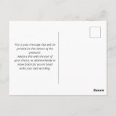 QR-code op een kerstkaart Briefkaart (Achterkant)