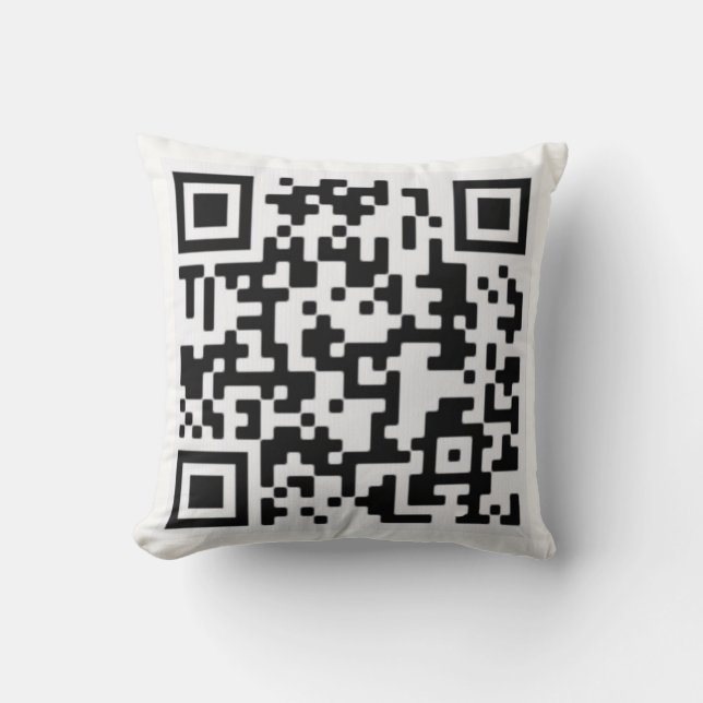 QR-code op een Kussen (Voorkant)