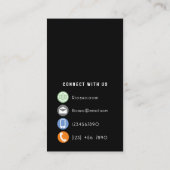 QR-code op maat Visitekaartje (Achterkant)