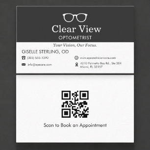 QR Code Optometrist Bril Winkel Kantoor Visitekaartje