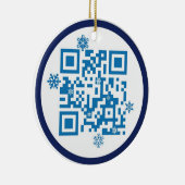 QR Code Ornament - Vrolijk kerstfeest!! (Rechts)