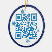 QR Code Ornament - Vrolijk kerstfeest!! (Links)