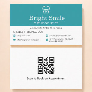 QR-code orthodontiepraktijk  Visitekaartje