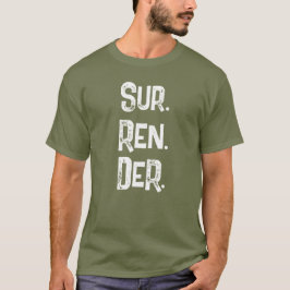 QR Code Overgave Vertrouw Op De Heer Geloof T-shirt