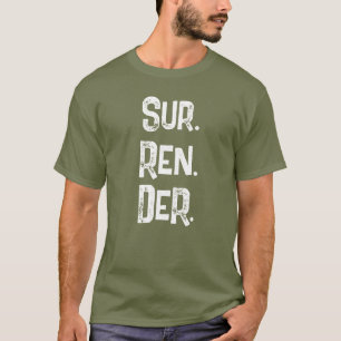 QR Code Overgave Vertrouw Op De Heer Geloof T-shirt