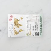 QR-code Palmboom Paspoort Stijl Trouwen (Binnen)