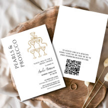 QR Code Parels en Prosecco Vrijgezellenfeest