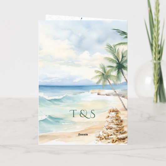 QR Code Paspoort Mexico Strand Bruiloft Bestemming (Achterkant)