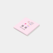 QR-code PayPal venmo scan betalen toevoegen social Post-it® Notes (Schuin)