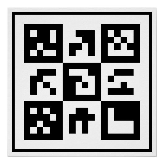 qr-code perfect poster (Voorkant)
