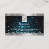 QR Code Personal Chef Cooking Restaurant Blauwgroe Visitekaartje (Achterkant)