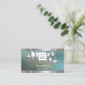 QR Code Personal Chef Cooking Restaurant Grunge Visitekaartje (Staand voorkant)