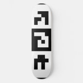 qr-code persoonlijk skateboard (Voorkant)