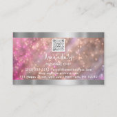 QR-code Persoonlijke Chef Cooking Restaurant Bar Visitekaartje (Achterkant)