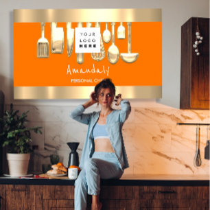 QR-code Persoonlijke Chef Cooking RestaurantFoodOr Visitekaartje