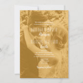 QR Code Photo Wedding Kaart (Voorkant)