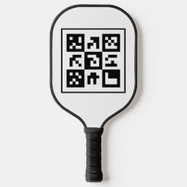 qr-code pickleball paddle