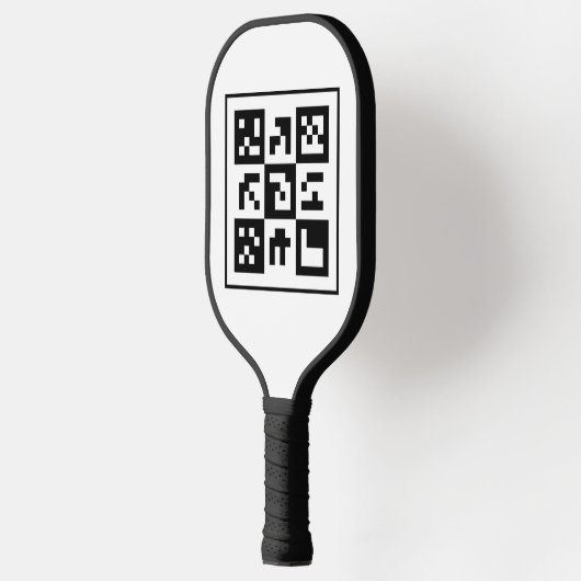 qr-code pickleball paddle (Links)