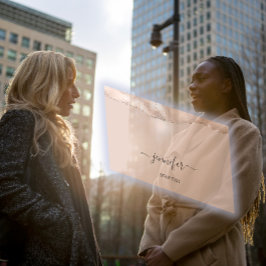 QR Code Powder Blush Minimalism Planner QR Code Po Visitekaartje