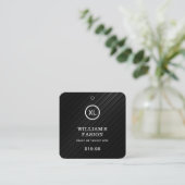 QR-code | Prijskaartje kledinglabel hangtag Contactkaartje (Staand voorkant)