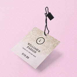 QR-code | Prijskaartje kledinglabel hangtag Contactkaartje