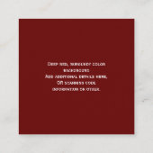 QR-code Productverpakking garantie — coupon Informatiekaartje (Achterkant)