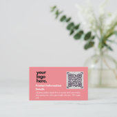 QR-code Productverpakking garantie — coupon Informatiekaartje (Staand voorkant)