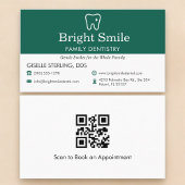 QR Code Professional Dentist Dental Office Visitekaartje