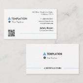 QR Code Professional Modern Visitekaartje (Voorkant / Achterkant)