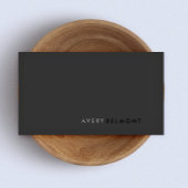 QR Code Professioneel Modern Eenvoudig Zwart Visitekaartje