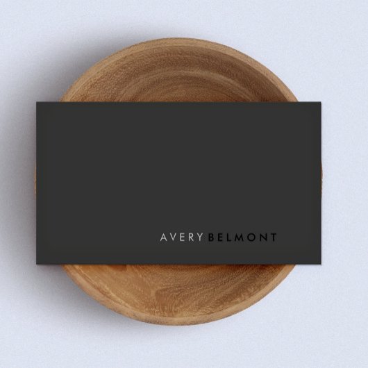 QR Code Professioneel Modern Eenvoudig Zwart Visitekaartje