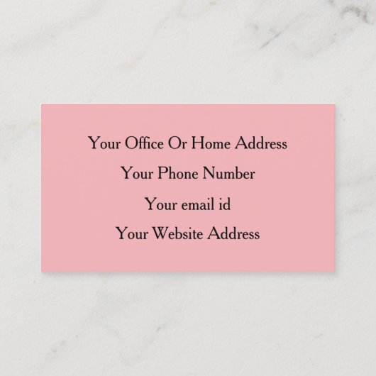 QR Code Professioneel Modern Roze Zwart Haarstylis Visitekaartje (Achterkant)