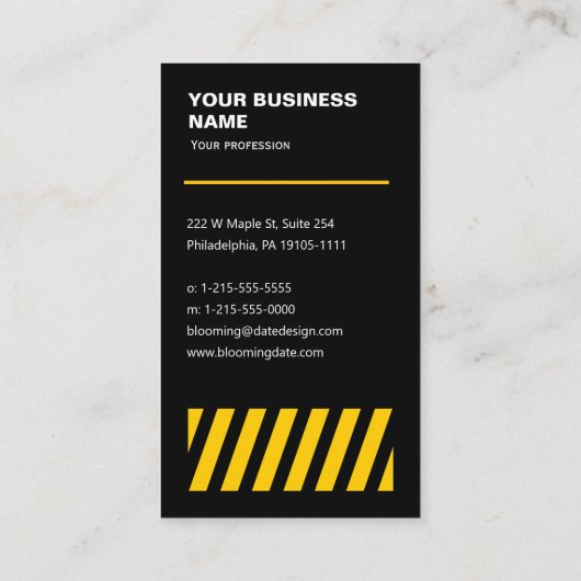 QR-code - Professioneel Visitekaartje (Achterkant)