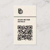 QR-code - Professioneel Visitekaartje (Voorkant)