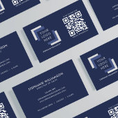 QR Code Professionele Aangepaste Logo Marine Moder Visitekaartje