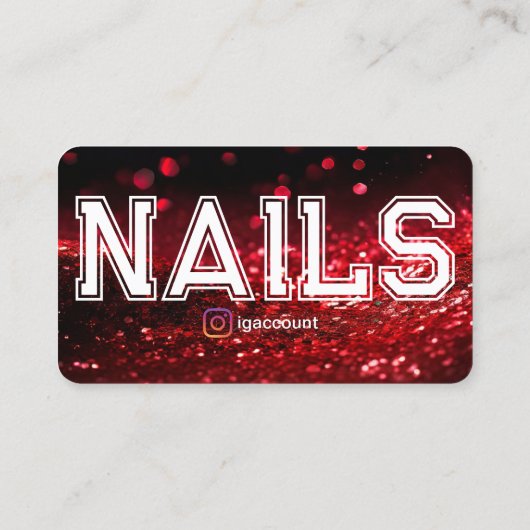 QR Code Professionele Creatieve Nageltechnicus Visitekaartje (Achterkant)