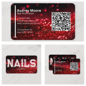 QR Code Professionele Creatieve Nageltechnicus Visitekaartje