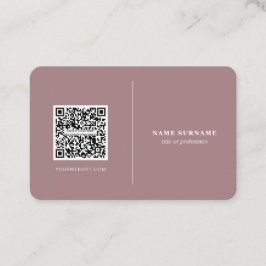 QR code professionele minimalistische sociale medi Visitekaartje