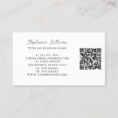 QR Code Professionele Moderne Levensboom Visitekaartje (Achterkant)