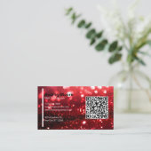 QR Code Professionele Nagelstyliste Visitekaartje (Staand voorkant)