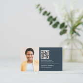 QR code professionele netwerkagent  Visitekaartje (Staand voorkant)