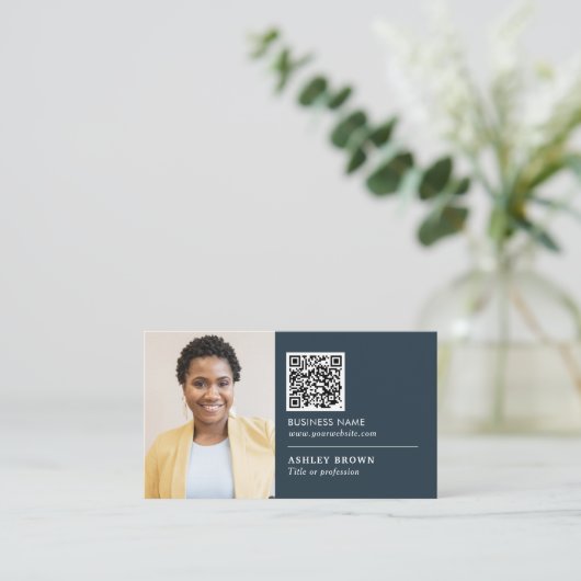 QR code professionele netwerkagent  Visitekaartje (Staand voorkant)
