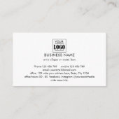 QR code professionele netwerkagent Visitekaartje (Achterkant)