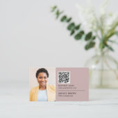 QR code professionele netwerkagent  Visitekaartje (Staand voorkant)