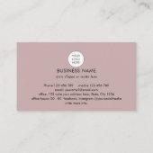 QR code professionele netwerkagent  Visitekaartje (Achterkant)